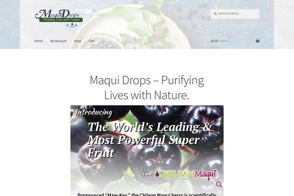Storefront theme site design template sample