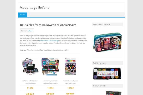 Iconic One theme site design template sample