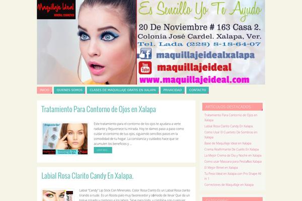 Parabola theme site design template sample