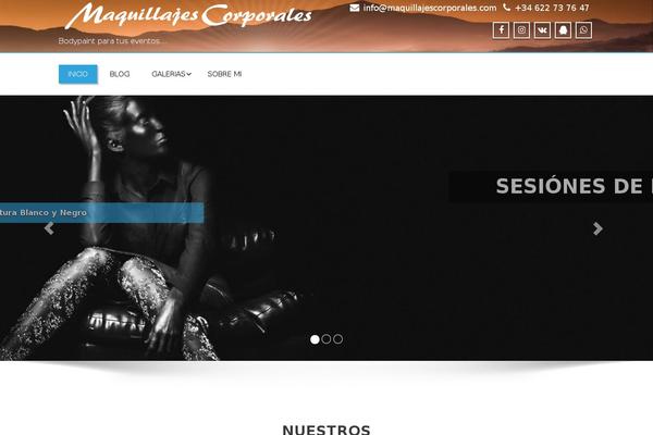 Enigma theme site design template sample