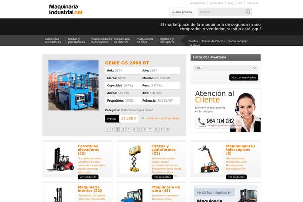 maquinariaindustrial.net site used Orbel