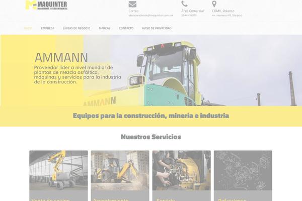 Brick theme site design template sample