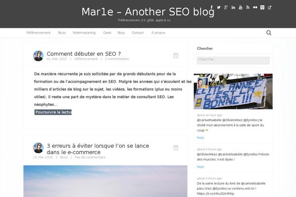Bliss theme site design template sample