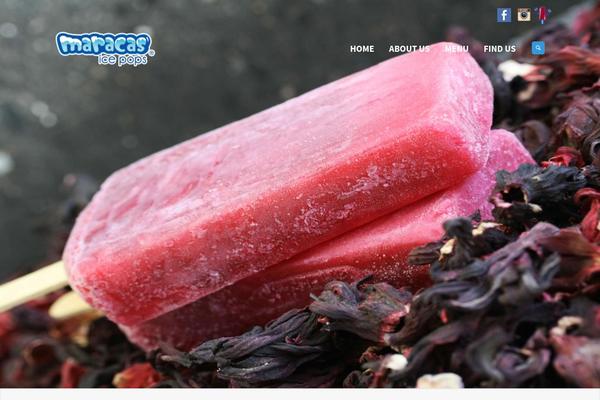 Food theme site design template sample