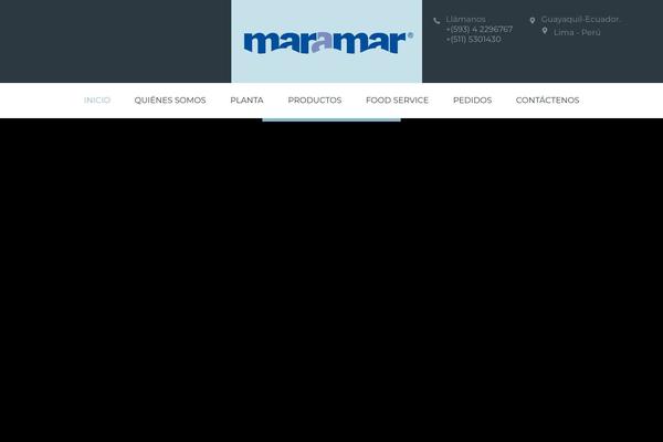 Seafood-company theme site design template sample