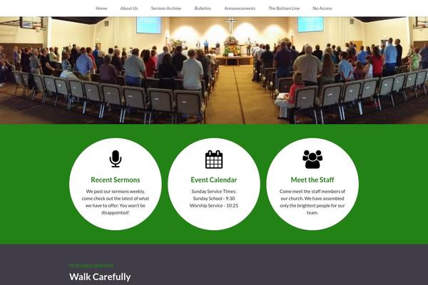 Forgiven theme site design template sample