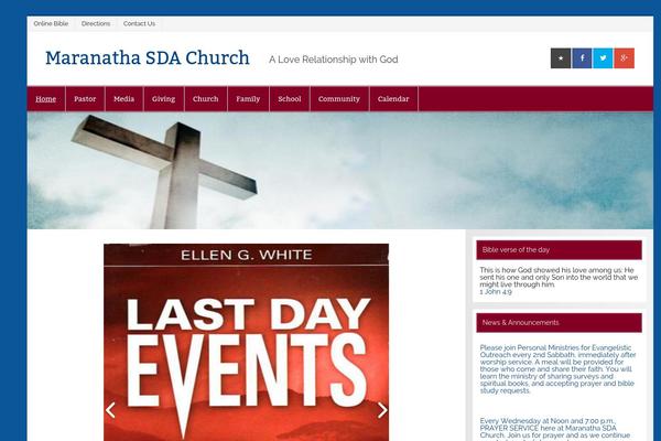 Site using Bible Verse of the Day plugin