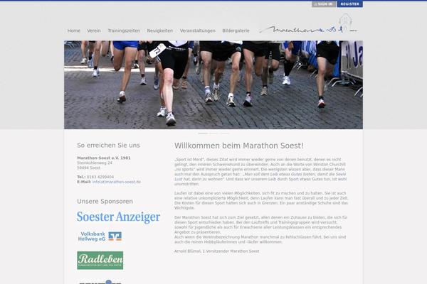 Salutation theme site design template sample