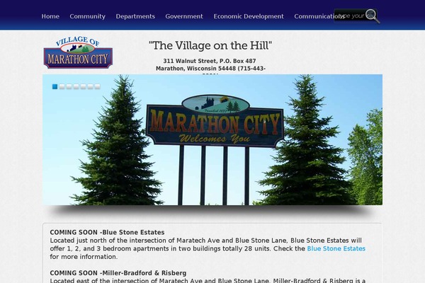 Site using Easing Slider plugin