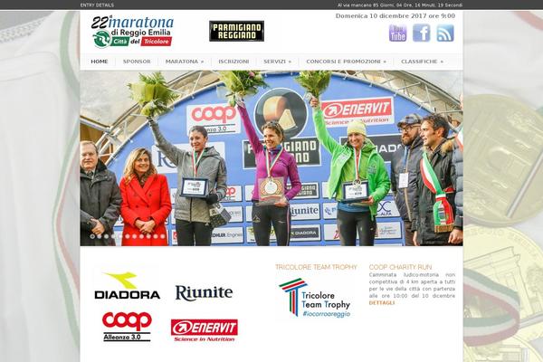 Marathon theme site design template sample