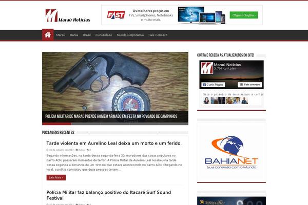 Sahifa theme site design template sample