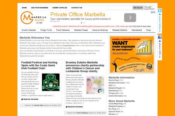 Gazette theme site design template sample