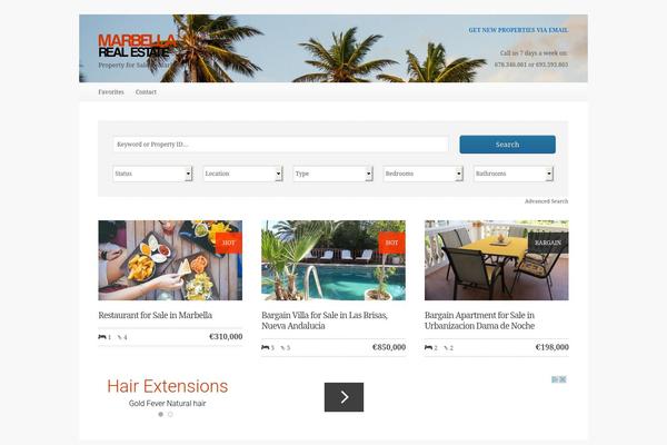 Wpcasa theme site design template sample