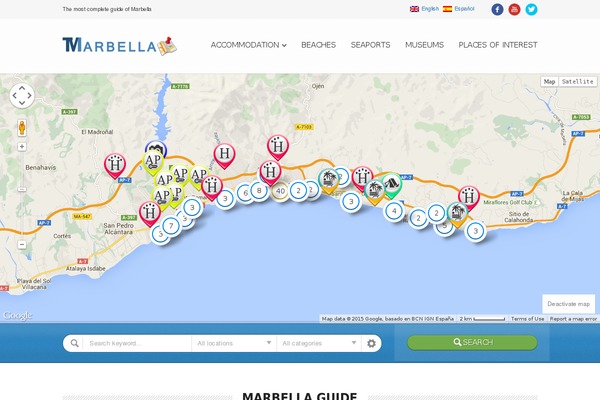 marbella.tv site used Guide