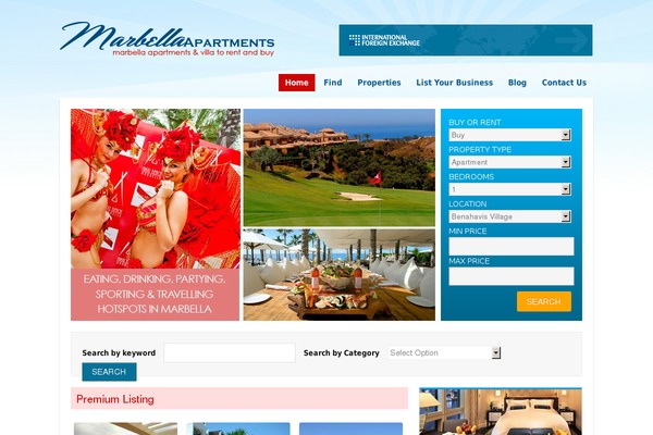 marbellaapartments.com site used Views_base