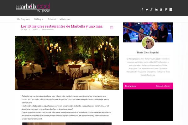 Bliss theme site design template sample