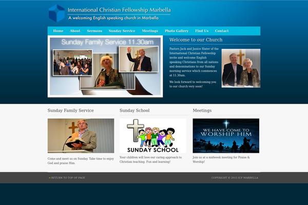 Metric theme site design template sample