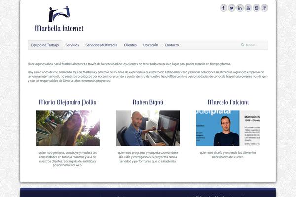 Nano3 theme site design template sample