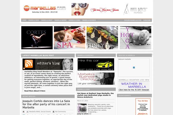 Massive News theme site design template sample