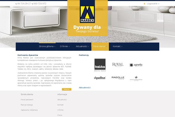 marbex.pl site used Marbex_rwd