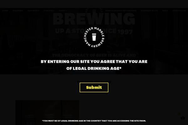 Marble theme site design template sample