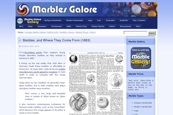 marblesgalore.com site used Crystalxl