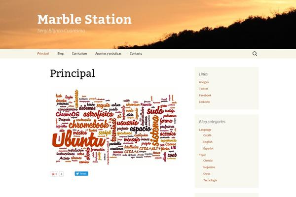 Twenty Thirteen theme site design template sample