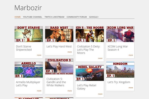 Fluxipress theme site design template sample