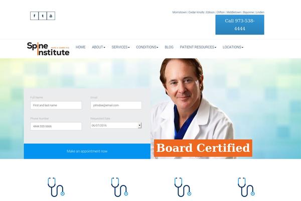 Site using Font Awesome More Icons plugin