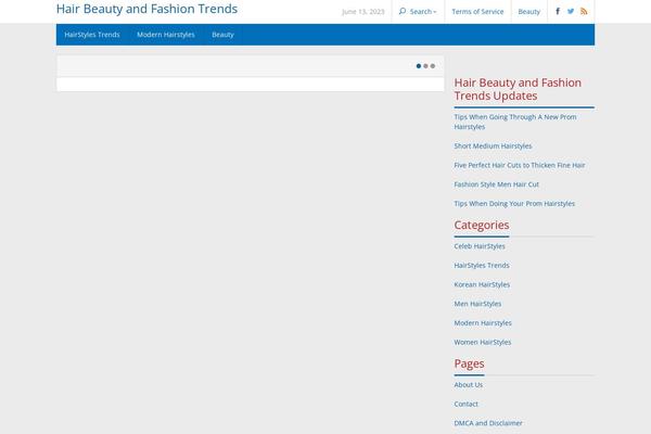 Majalahpro theme site design template sample
