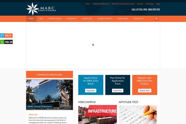 marc theme websites examples