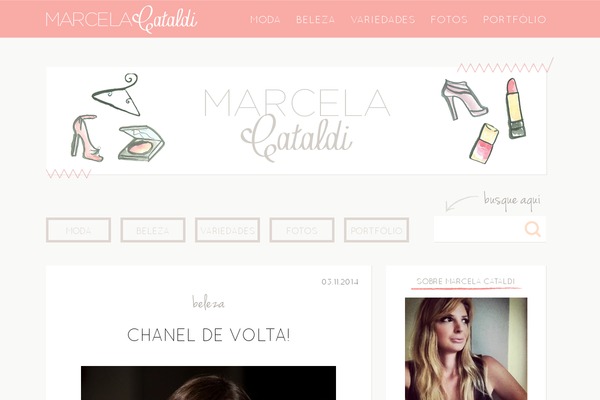 Blog theme site design template sample