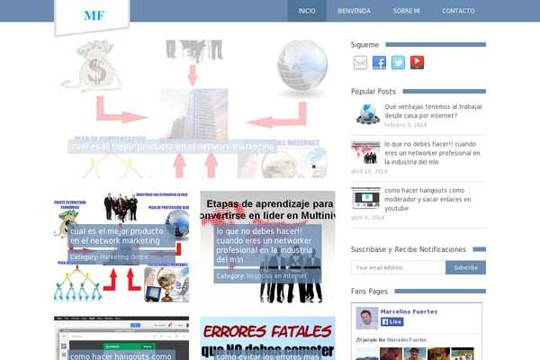 Flick theme site design template sample