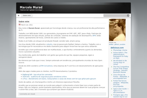 iNove theme site design template sample