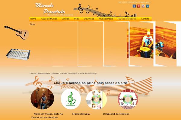 Site using Flash MP3 Player plugin