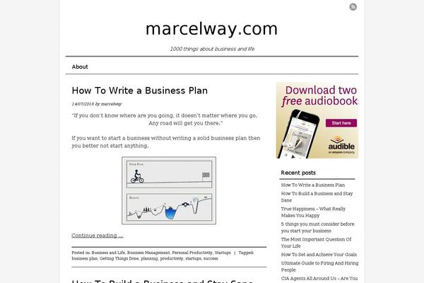 Mon Cahier theme site design template sample