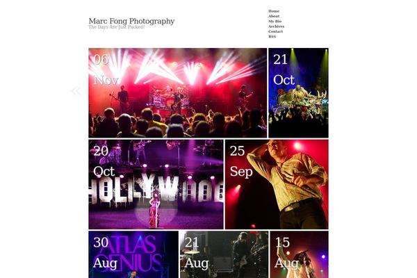 AutoFocus theme site design template sample