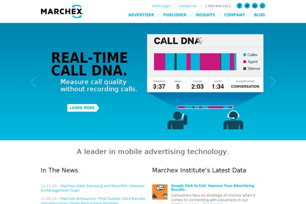 marchex.com site used Marchex