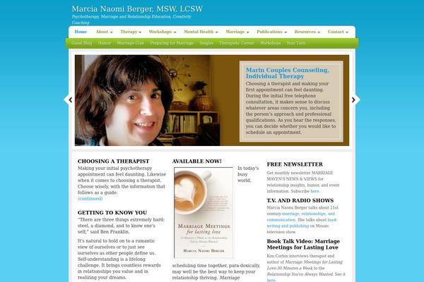 Serenity theme site design template sample