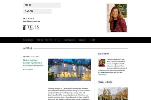 marcibaron.com site used Teles