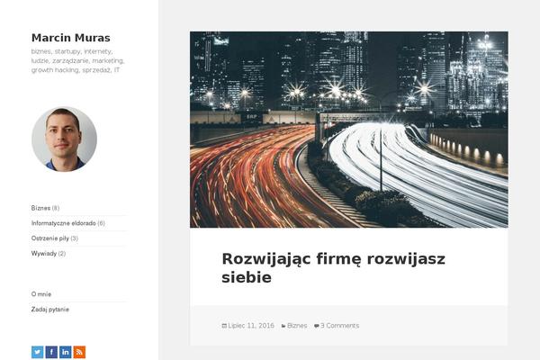 Twenty Fifteen theme site design template sample