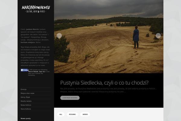 Organic theme site design template sample
