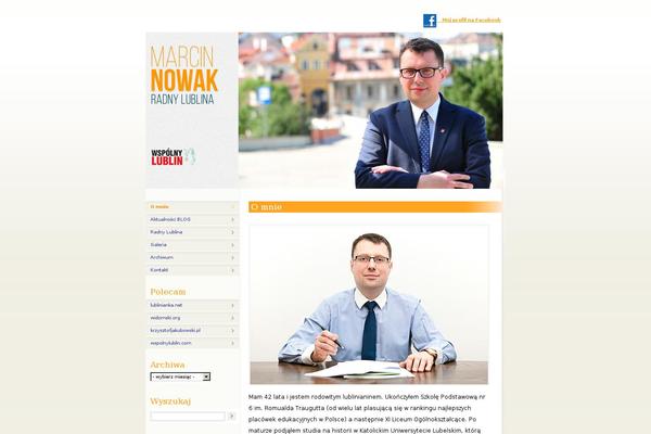 Default theme site design template sample