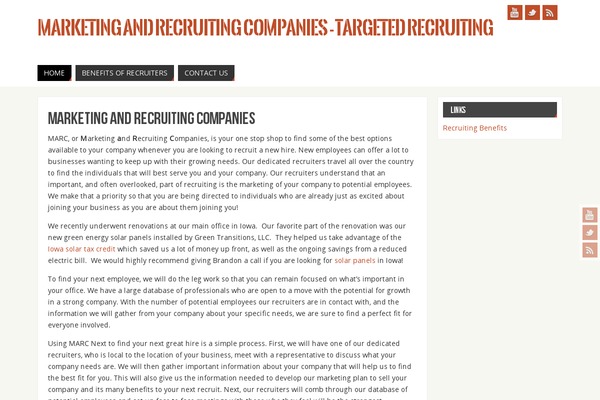 Parabola theme site design template sample