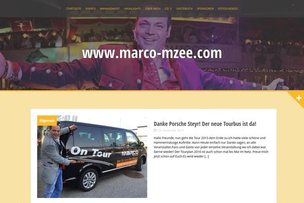 Alizee theme site design template sample