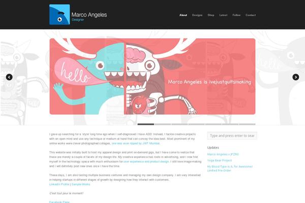 Mindful theme site design template sample
