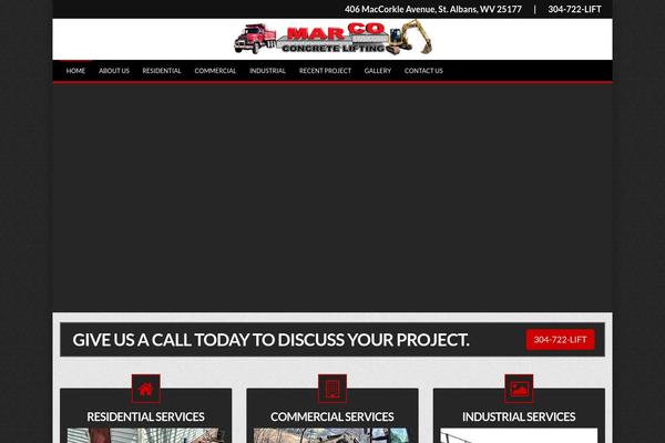 MX theme site design template sample