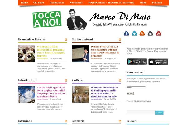 MesoColumn theme site design template sample