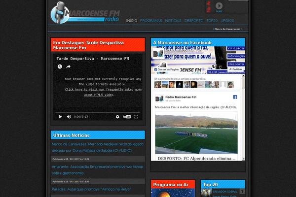 Site using Tweet Blender plugin