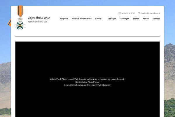 marcokroon.nl site used Kroon